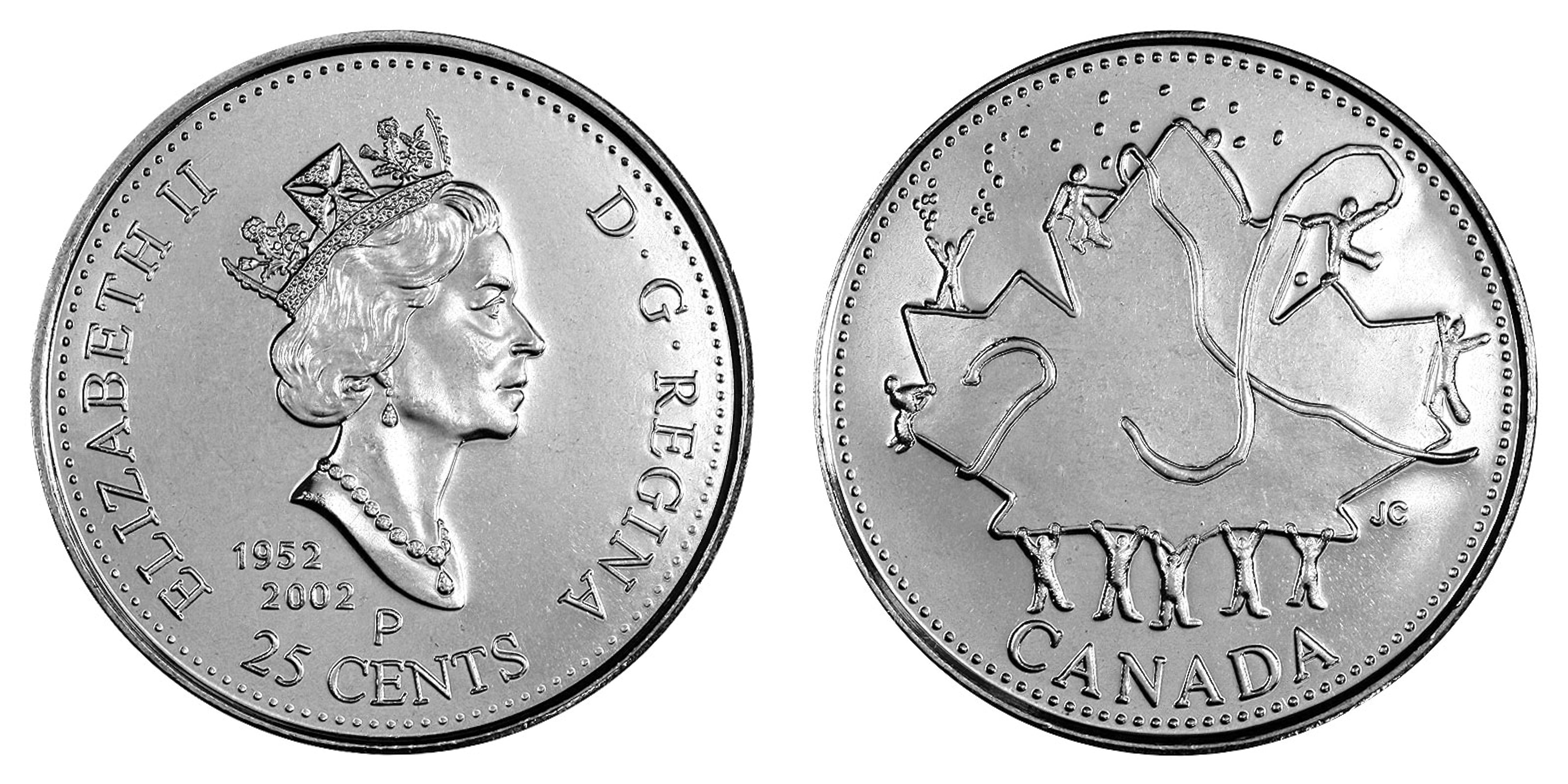 Canadian 25 Cent Canada Day Coins