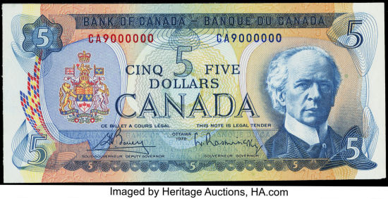 1969-1979 Bank of Canada Banknotes